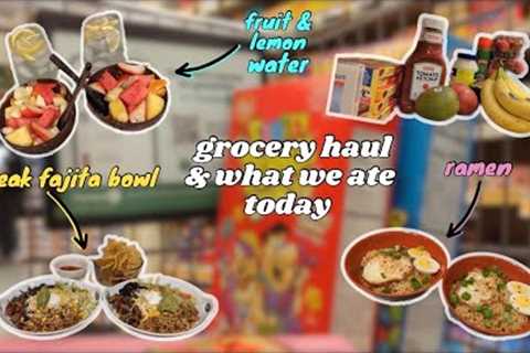 Come grocery shopping with us! | What we eat in a day | ASMR