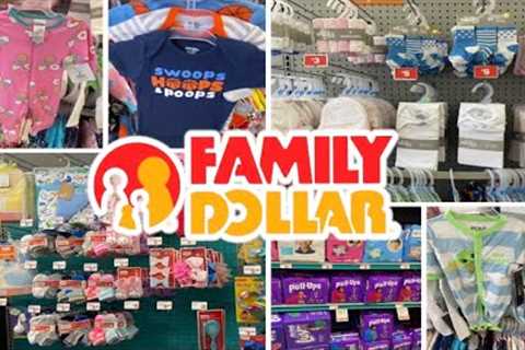 FAMILY DOLLAR BABY DEPT. * SHOP WITH ME FOR BABY CLOTHES, ESSENTIALS AND MORE * CUTE &amp;..
