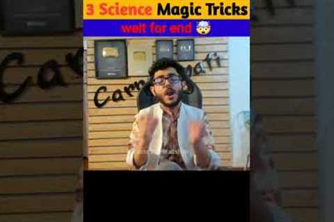 3 Science Magic Tricks 🤯 | 3 Amazing Science Experiments #shorts #shortsfeed