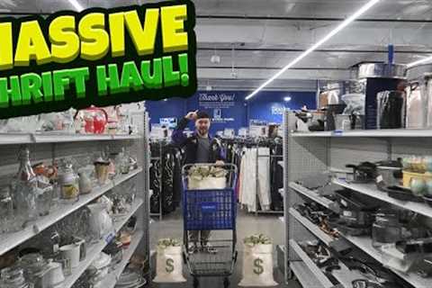 MASSIVE $1400+ Thrift Find! Thrifting Goodwill to Sell on Ebay and Amazon FBA!
