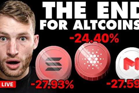 Am I SELLING Out Of ALL ALTCOINS?