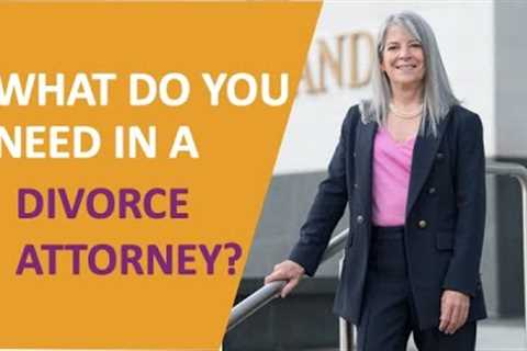 What You Need To Look For In a Divorce Attorney