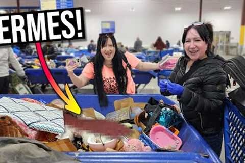 I FOUND HERMES at THE GOODWILL OUTLET! The Place Was a GOLD MINE!