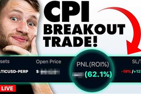 LIVE TRADING NOW! Altcoins Breaking Trend AHEAD of CPI DATA!