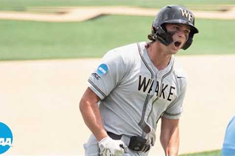 Wake Forest sets NCAA record with 9 home runs in baseball super regional