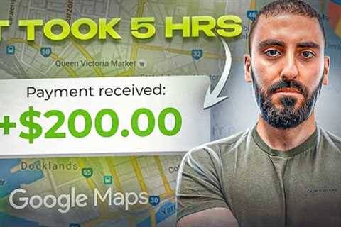 I Tried Making $200/Day With Google Maps - Make Money Online