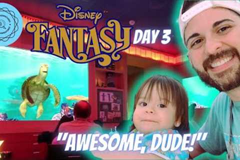 Day 3 Disney Fantasy Cruise! | Animator's Palate, Cove Cafe and more!