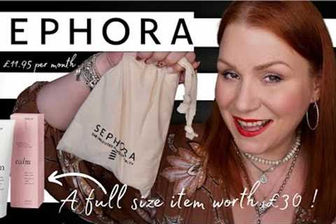 UNBOXING SEPHORA JUNE BEAUTY SUBSCRIPTION BOX - Contains A Full Size Item Worth £30 !
