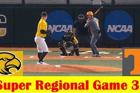 Tennessee vs Southern Miss Baseball Highlights, 2023 NCAA Super Regional Game 3