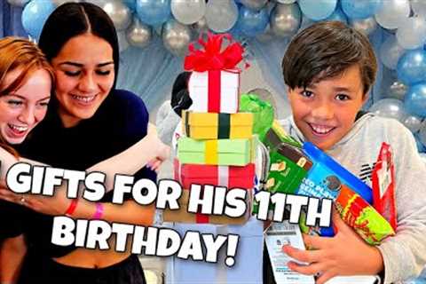 11 Gifts For His 11th Birthday! | Birthday Special