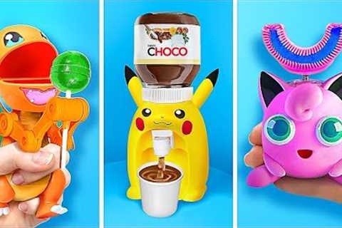 ❤️ POKEMON GADGETS &amp; PARENTING HACKS ❤️ Rich VS Broke Travel Crafts For Parents! DIY By Yay..