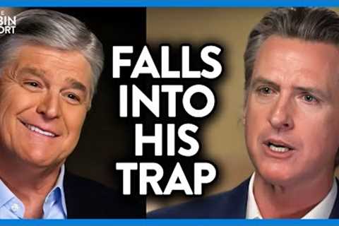 Gavin Newsom Forced to Watch Biden Clips &amp; Then Answer This Question | Direct Message | Rubin..