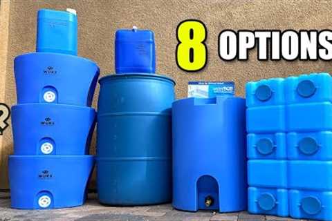 8 Best Water Storage Options for Emergencies