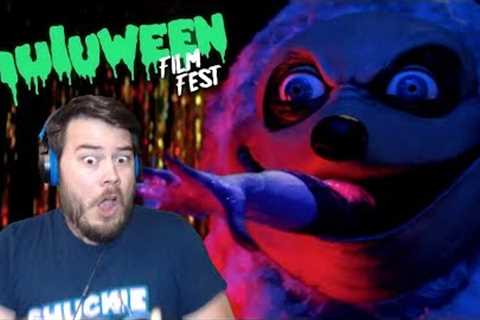 DON'T HUG THE ANIMATRONIC!! | Huluween Film Fest The Hug Reaction (FNAF MOVIE)