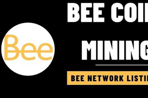Bee network mining.Very powerful mining project.Listing very soon.Bee coin mining.