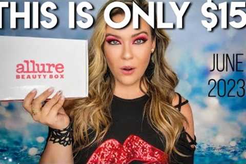 Allure Beauty Box June 2023 Unboxing + Coupon Code | ON SALE FOR $15!
