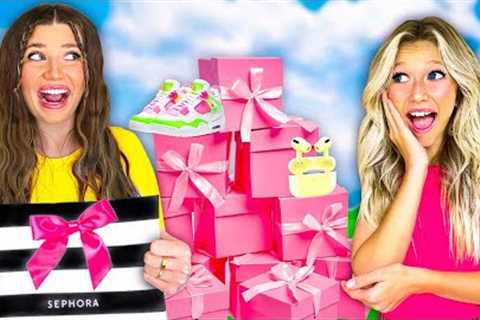 SURPRiSiNG MY SiSTER WiTH 12 GiFTS FOR HER 12TH BiRTHDAY!!