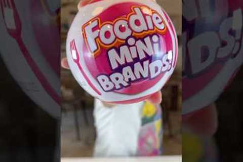5 Surprise Foodie Mini Brands Series Unbox the Capsule #short #shorts #shortsfeed #youtubeshorts