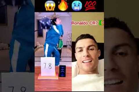 Cristiano Ronaldo Reacts 🤣  #shorts #football #soccer #ronaldo #messi #neymar #respect #tiktok