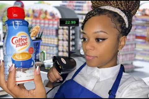ASMR | 🍅 Nosy Grocery Store Clerk Roleplay | Part 2 | Whispered | Retail Therapy