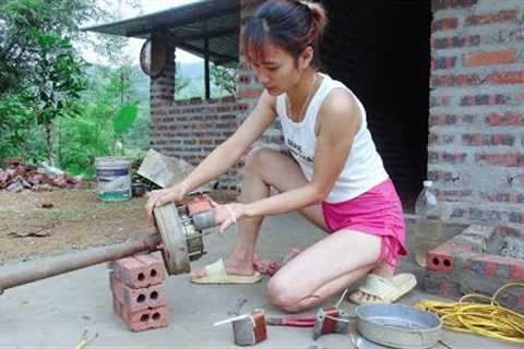 turbine repair techniques - survival skills, jungle life | Phung Thi Senh