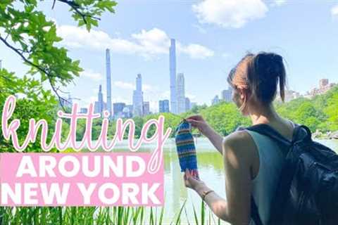 #WWKIPDay 2023 Knitting in New York City (knitting vlog)