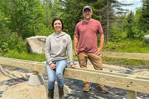 BUILDING a REMOTE CABIN in the WOODS  (Part One)