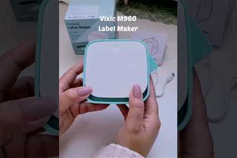 ASMR Unboxing Label Maker ft Vixic M960 #asmr #unboxing #shorts #labelmaker