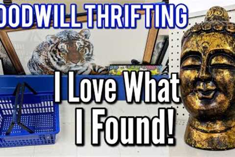 Thrift with Me at Goodwill + My Intentional Haul | Thrifting in 2023 | Home Decor Thrifter