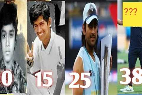 Ms Dhoni a true Fighter evolution🔥🔥🔥🔥1984-2023#best #trending #sports #viral #cricket..