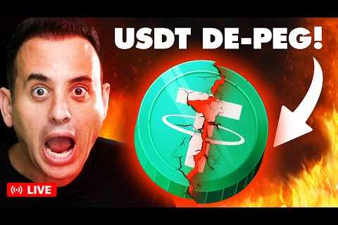 Is USDT De-Pegging Signalling A Crypto COLLAPSE?
