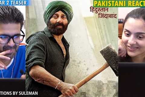 Pakistani Couple Reacts To Gadar 2 Official Teaser | Sunny Deol | Ameesha Patel | Anil Sharma