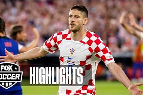Netherlands vs. Croatia Highlights | UEFA Nations League Semifinals | FOX SOCCER