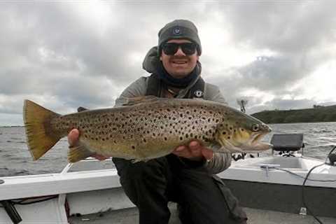 Catching Big Brown Trout Stillwater Fly Fishing | Lake Purrumbete, Victoria