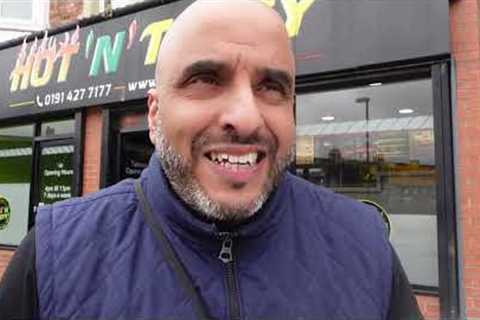 An unusual spectator watchs our FOOD REVIEW | TFT | South Shields