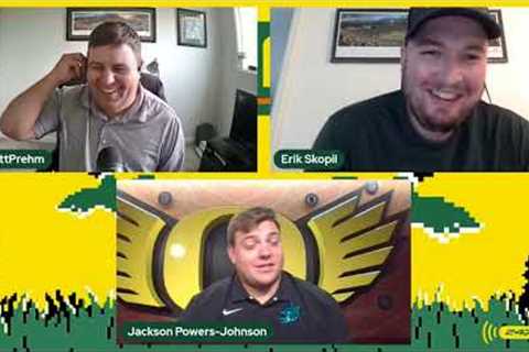 Oregon offensive lineman Jackson Powers-Johnson opens up on his career with the Ducks