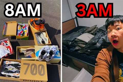 24 Hours Of A Full-Time Sneaker Reseller...
