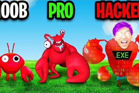 FUNNIEST NOOB vs PRO vs HACKER APP GAMES! (MERGE MONSTERS, DOG SIMULATOR, &amp; MORE) *TRY NOT TO..