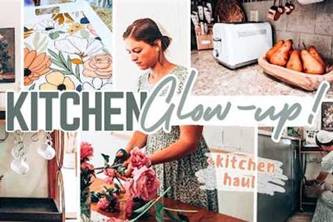 Kitchen GLOW-UP | Easy projects to make your kitchen a little less UGLY! | speaking from experience!