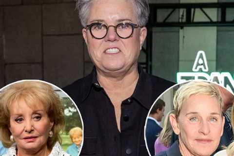 Rosie O'Donnell Recalls 'Huge Fight' with Barbara Walters, Ellen DeGeneres Falling Out