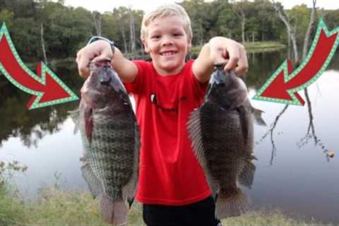 The Secret to Catching Monster Tilapia! {Catch, Clean, and Cook}
