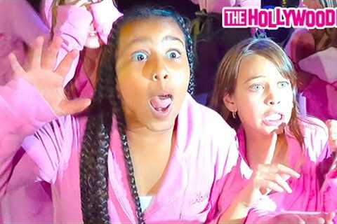 North West Rages Hard With The Squad, Screams Selena Gomez Songs &amp; Gifts Paps A Rubber Duck For ..