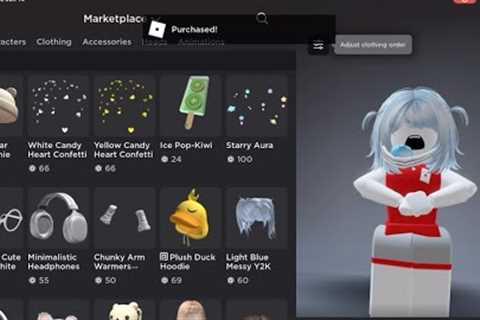 Roblox shopping spree💗