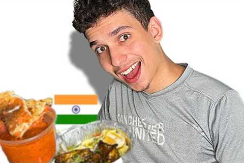 Trying Indian Food For The First Time! (mukbang)