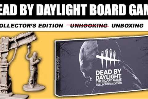 Dead by Daylight Collector's Edition Board Game Unboxing