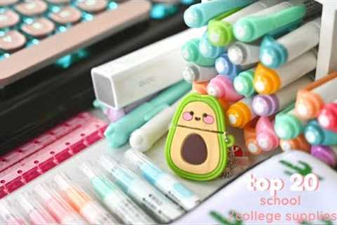 Top 20 school supplies you didn’t know you needed ✨🥑