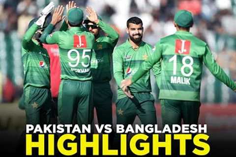 Highlights | Pakistan vs Bangladesh | T20I | PCB | MA2A