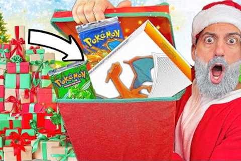 Unboxing $2,000 of Pokemon Card Christmas Presents! (I PULLED IT)