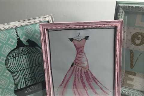 DIY Distressed Picture Frames