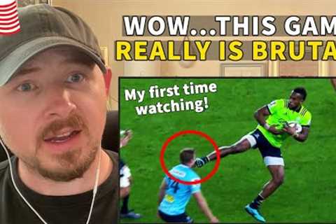 American Reacts to Rugby for the First Time - Brutal Rugby Red Cards